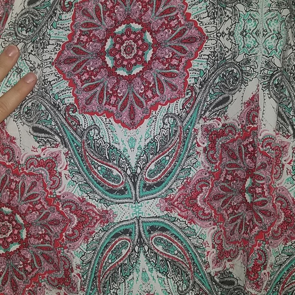 Paisley Off Shoulder Blouse - Picture 3 of 4
